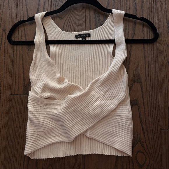 Rib Knit Bandage-Style Tank - Picture 1 of 4